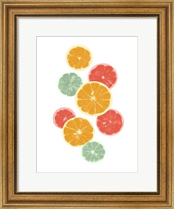 Framed Festive Fruit III Print