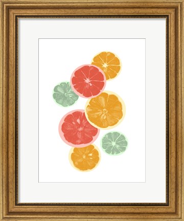 Framed Festive Fruit IV Print