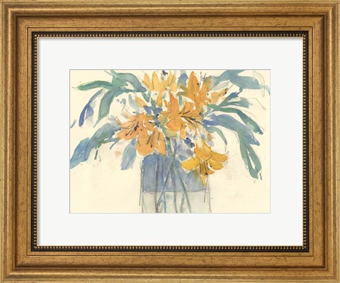 Framed Day Lily Moment I Print