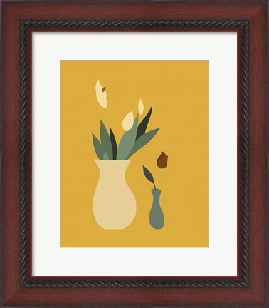 Framed Mod Peace Lily II Print