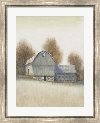 Framed Barn Side I Print