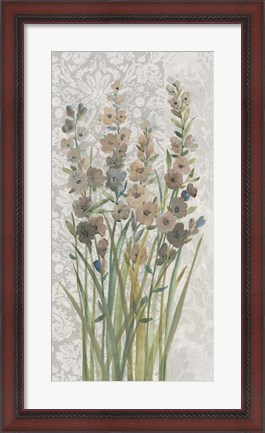 Framed Patch of Wildflowers II Print