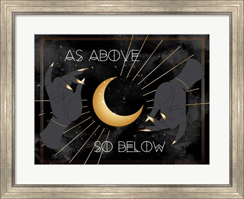 Framed In the Golden Dawn I Print