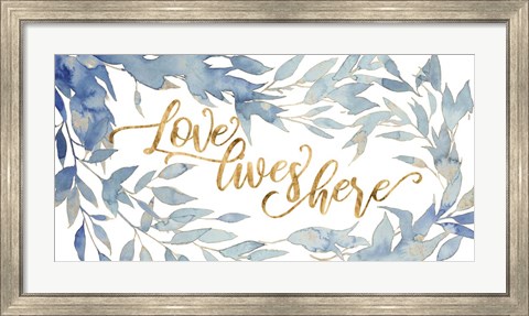 Framed Glam Love I Print