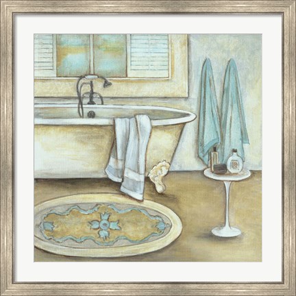 Framed Soft Bath II Print