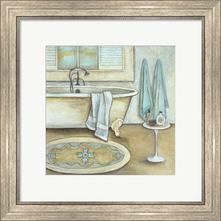 Framed Soft Bath II Print