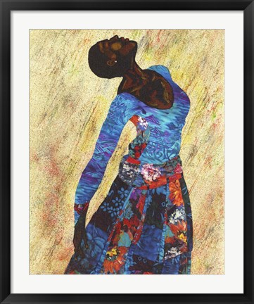 Framed Woman Strong IV Print