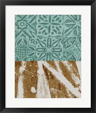 Framed Tribal Pathways I Print