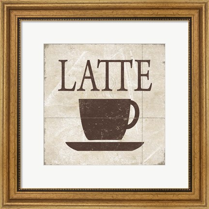 Framed Simply Coffee IV Print