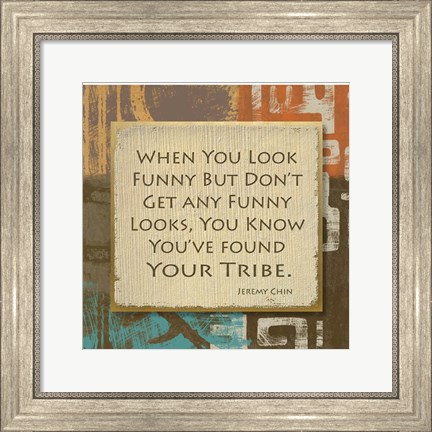 Framed Tribe III Print