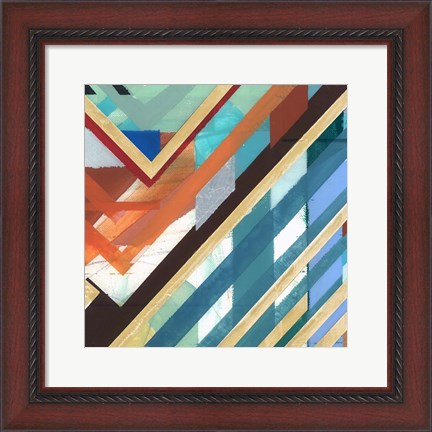 Framed Zig Zag III Print