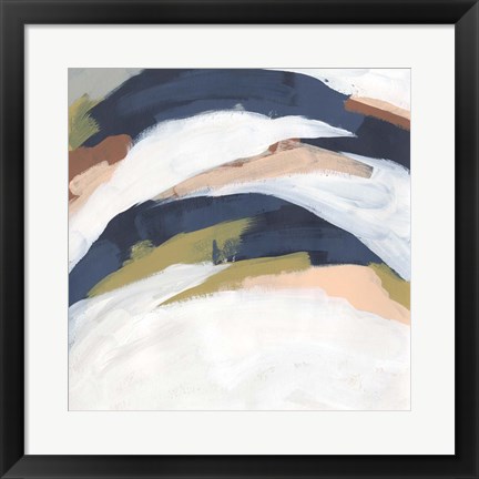 Framed Sine Wave Clouds II Print