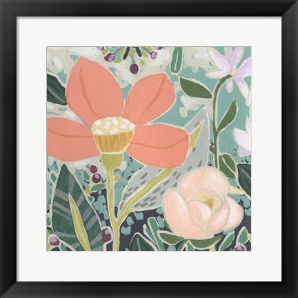 Framed Garden Confetti II Print