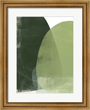 Framed Verdant Arc I Print