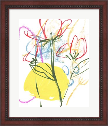 Framed Tulip Formation IV Print