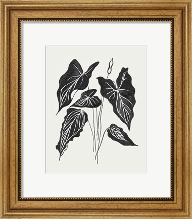 Framed Leaving III Print