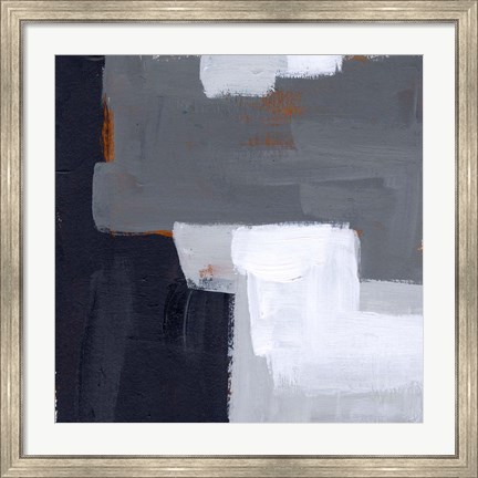 Framed Concrete Wall II Print