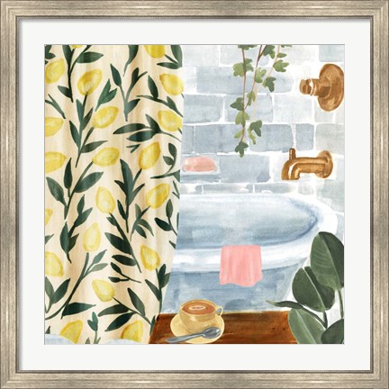 Framed Bath Retreat II Print