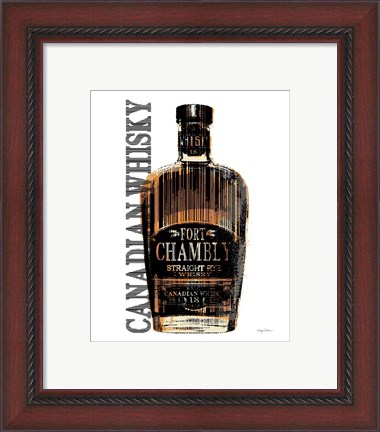 Framed Canadian Whisky Print