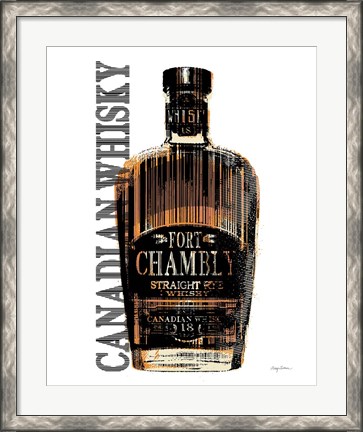 Framed Canadian Whisky Print