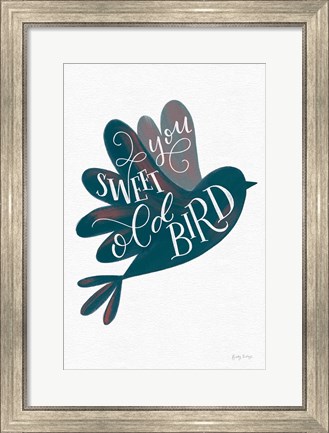 Framed Sweet Old Bird Print