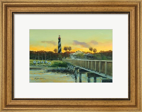 Framed Pier Print