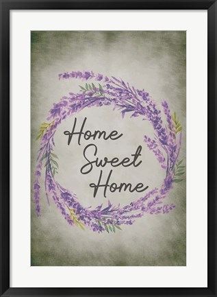 Framed Home Sweet Home Print