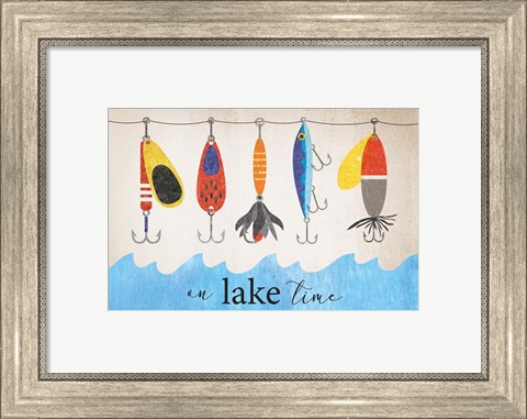 Framed Lake Time Print