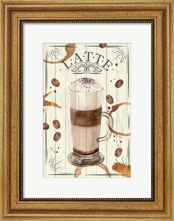 Framed Latte Print