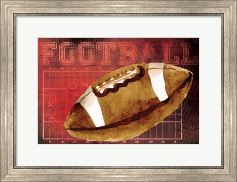 Framed Football Print