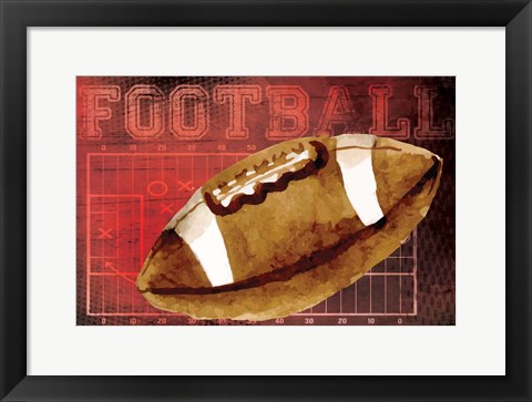 Framed Football Print