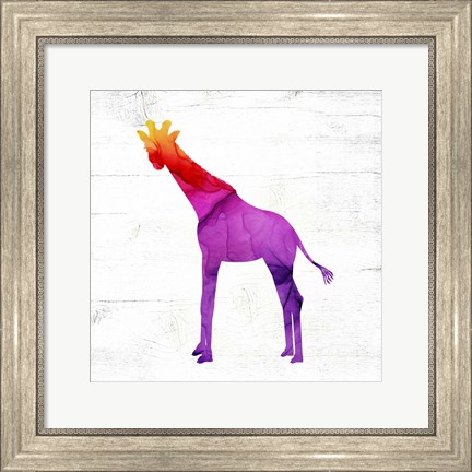 Framed Giraffe Print