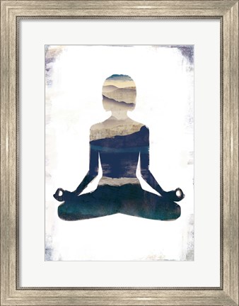 Framed Meditate Print