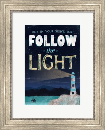 Framed Follow Light Print