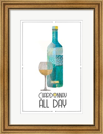 Framed Chardonnay All Day Print