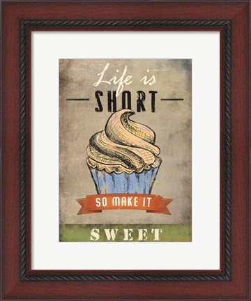 Framed Life is Short Print