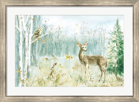 Framed Meadows Edge I Print