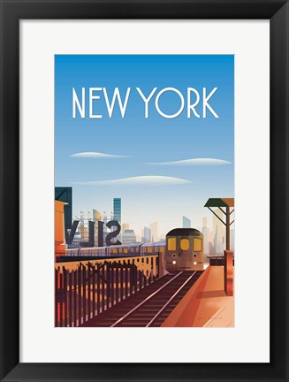 Framed New York City Print