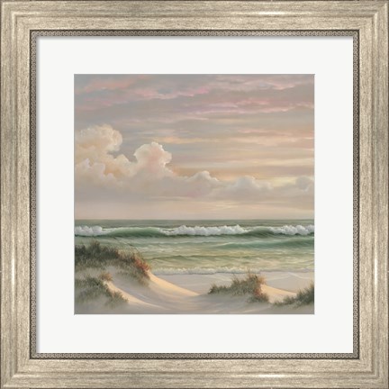 Framed Coastal Dusk I Print