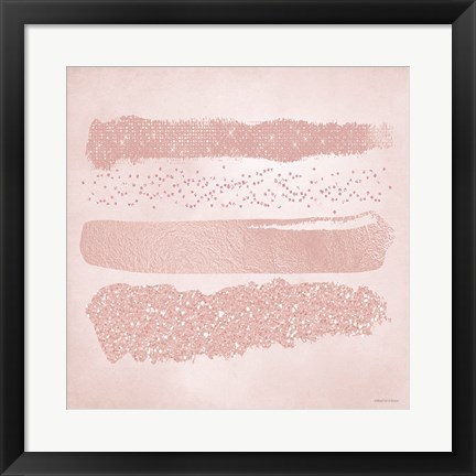 Framed Pink Glitter II Print