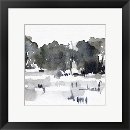 Framed December Landscape III Print