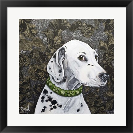 Framed Playful Pup II Print