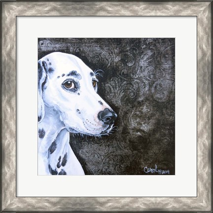 Framed Playful Pup VI Print