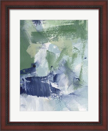 Framed Northern Lights Abstract V Print