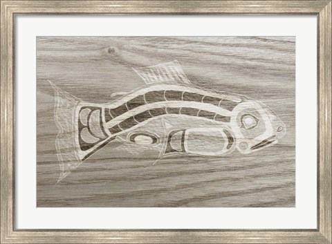 Framed Totem Animal I Print