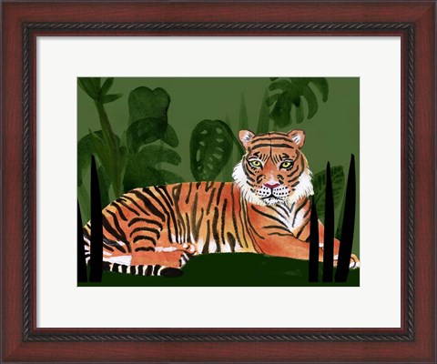 Framed Tiger Tiger I Print