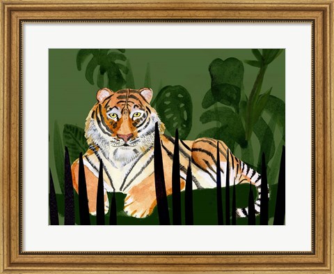 Framed Tiger Tiger II Print