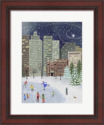 Framed Christmas in the City II Print