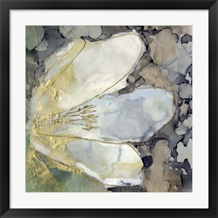 Framed Abstracted Lily II Print