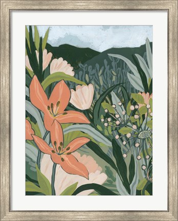 Framed Spring Valley Blooms I Print